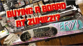 HOW TO BUY AND BUILD A BOARD AT ZUMIEZ  Skate Vlog [upl. by Ashia953]