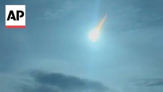 WATCH Small asteroid burns up in atmosphere over the Philippines [upl. by Brinkema604]