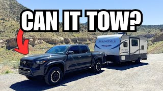 What you need to know before you tow  2024 Toyota Tacoma [upl. by Einaoj]