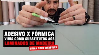 ADESIVO X FÓRMICA  Vinis como Substitutos aos Laminados de Madeira [upl. by Halak]