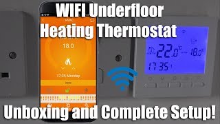 BEST SMART THERMOSTAT FOR UNDERFLOOR HEATING ONLY 36  £30 [upl. by Erick759]