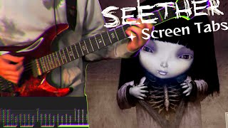 Seether Fake It Guitar Cover  Screen Tabs [upl. by Lrae751]