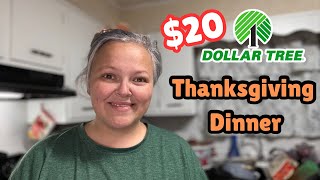 20 Thanksgiving Dinner Budget At The Dollar Tree Feeds At Least 8 People  Budget Friendly Meals [upl. by Anahc124]