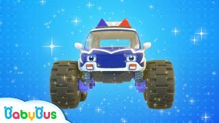 Monster Police Car Patrol Team  BabyBus Safety Tips  Super Rescue Team  Baby Song  BabyBus [upl. by Sarette321]