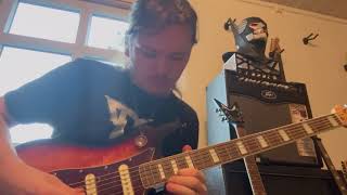 Metallica “Orion” Bass solo cover on Squier Bass VI [upl. by Donelle]