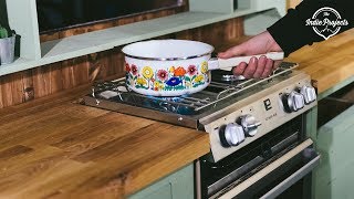 Fully Working LPG Oven In Our Van Sprinter Van Conversion [upl. by Atnahc]