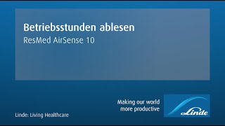 Betriebsstunden ablesen – ResMed AirSense 10 [upl. by Darcie]