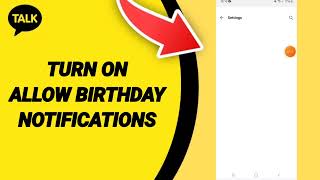 How To Turn On Allow Birthday Notifications On Kakao Talk App [upl. by Zollie197]