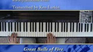 How to play Great Balls of Fire by Jerry Lee Lewis [upl. by Soisanahta25]