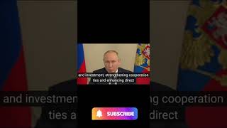 Putin Greetings to BRICS Business Forum participants putin russiaukrainewar shorts brics2022 [upl. by Kreda]