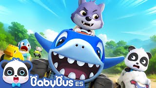 Los Autitos de Animales  Las Ruedas de Autobús 🚍  Canciones Infantiles  BabyBus en Español [upl. by Jeanie719]