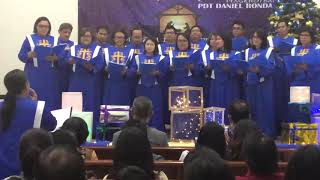 Born a King  John W Peterson sung by GKII Tiberias Choir Tg Priok [upl. by Suiremed]