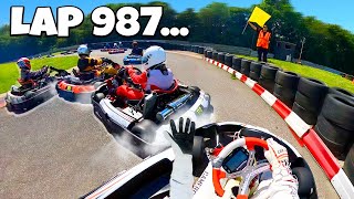 I survived a 1059 LAP KART RACE and here’s what happened… [upl. by Ardith]