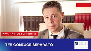 Diritto al TFR del coniuge [upl. by Grannia]