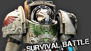 Unification Mod Survival  Deathwing Terminators vs Chaos  Warhammer 40K Dawn of War Soulstorm [upl. by Rella]