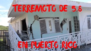 TERREMOTO DIA DE REYES DESDE EL EPICENTRO  EARTHQUAKE IN PUERTO RICO [upl. by Eralcyram]