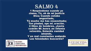 Salmo 4 metrificado Salterio de Ginebra en español [upl. by Yeclek]