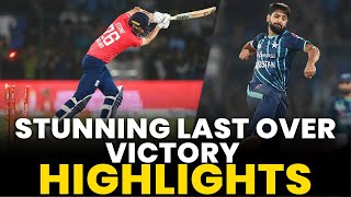 Stunning LastOver Win  Highlights  Pakistan vs England  T20I  PCB  MU1T [upl. by Fryd609]