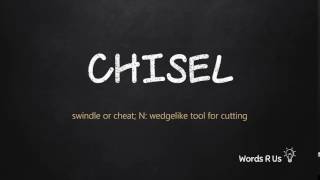 How to Pronounce CHISEL in American English [upl. by Dollie]