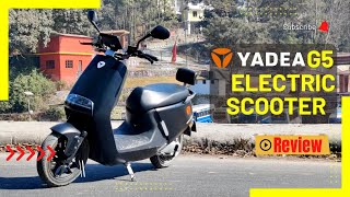 YADEA G5 Electric Scooter  Ride Review EV gaining popularity in Nepal  Nepali Motovlogger [upl. by Nivanod]