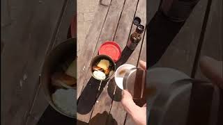 Fried Rice With DIY Solar Cooker  Fresnel Lens shorts [upl. by Tertias]