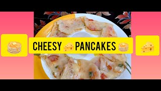 Cheesy Pancakes  Full of Cheese  So Delicious  Recipe by Nitus Delicious Recipes [upl. by Duer913]