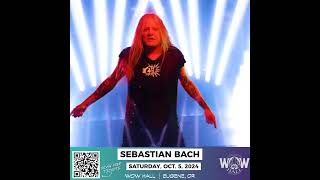 Heavy metal legend SEBASTIAN BACH to perform at the WOW Hall on Oct 5 2024 square [upl. by Ahsieker435]