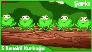 Beş Benekli Kurbağa Çocuk Şarkısı 🐸 Okul Öncesi Çocuk Şarkıları [upl. by Bartholomeo401]