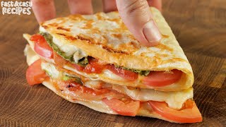 Incredible Quick breakfast ready in a few minutes Easy and delicious tortilla recipe [upl. by Nerual]