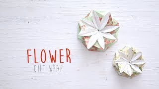 DIY Flower Gift Wrap [upl. by Falda886]