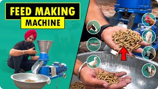 Livestock Poultry and Fish Feed Making Machine  Make Pig Goat Chicken Duck amp Cow Feed at Home [upl. by Yngad]