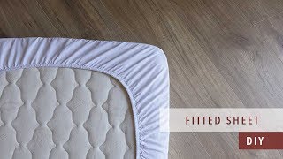 how to sew a fitted sheet  bedding set ep 3 [upl. by Koren]