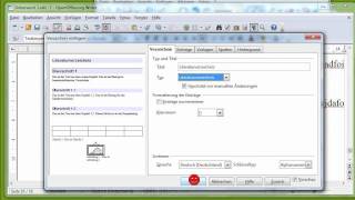 16 OpenOfficeorg Writer Teil 6 Bilder Querverweise Literaturverzeichnis Änderungen verfolgen [upl. by Lenette]