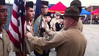 Colton NJROTC Bravo CG at Ramona HS [upl. by Naz]