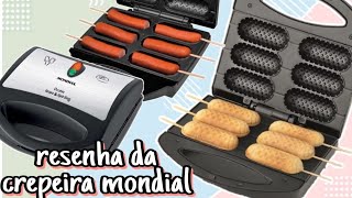 resenha da crepeira de crepe suíço da mondial [upl. by Hesoj]