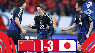 Japan fully on track  China PR  Japan  Highlights AsianQualifiers  Road To 26 [upl. by Asamot926]