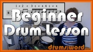 ★ How To Read DRUM Music  Part 1 of 3 ★ Free Video Drum Lesson Drum Notation [upl. by Alvira]