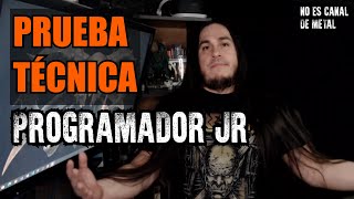 Resuelvo PRUEBA TÉCNICA para PROGRAMADOR JUNIOR [upl. by Helsa354]