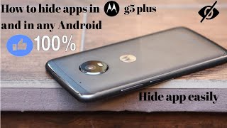 how to hide apps in moto g 5 plus or any other android phone pubg also [upl. by Stutman]