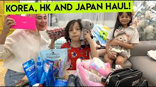 PASALUBONG AND SHOPPING HAUL  FROM KOREA HONGKONG JAPAN AND US  Nina Rayos [upl. by Aij]