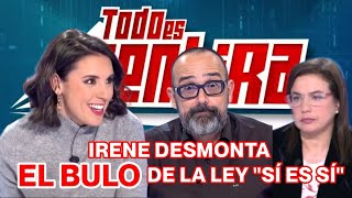 Irene Montero Desmonta los BULOS de la ley quotSí Es Síquot [upl. by Minna]