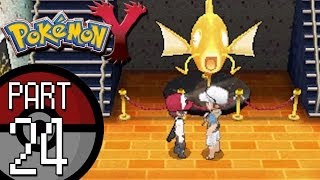 Pokemon X and Y  Part 24 Ambrette Town  Obtaining Old Rod and TM94 Rock Smash [upl. by Nevlin]