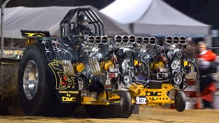 Tractor Pulling Unlimited modified tractors The Pullers Championship 2022 friday [upl. by Uchish]