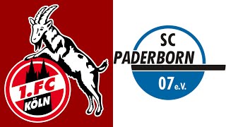 1 FC Köln  SC Paderborn 07 I 2 Bundesliga 10 Spieltag I LIVE FAN Kommentator [upl. by Silvio880]