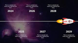 Animated Spaceship Roadmap Concept PowerPoint Template [upl. by Lesly744]