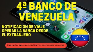 Realizar operaciones bancarias desde otro país  Cuentas Venezolanas  Banco de Venezuela [upl. by Porte]