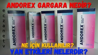 Andorex Gargara Nedir Andorex Gargaranın Yan Etkileri Nelerdir Andorex Gargara Nasıl Kullanılır [upl. by Leamiba]