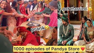 Shadi ho gayi finally 🫣 Prank with Rohit 🤣 1000 episodes of pandya store [upl. by Tsepmet]