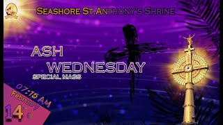 🔴 Ash Wednesday Live English Mass 715 AM 11022024 [upl. by Ahsuatan]