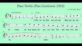 Puer Nobis Nascitur  arr Geoffrey Shaw [upl. by Zeba651]